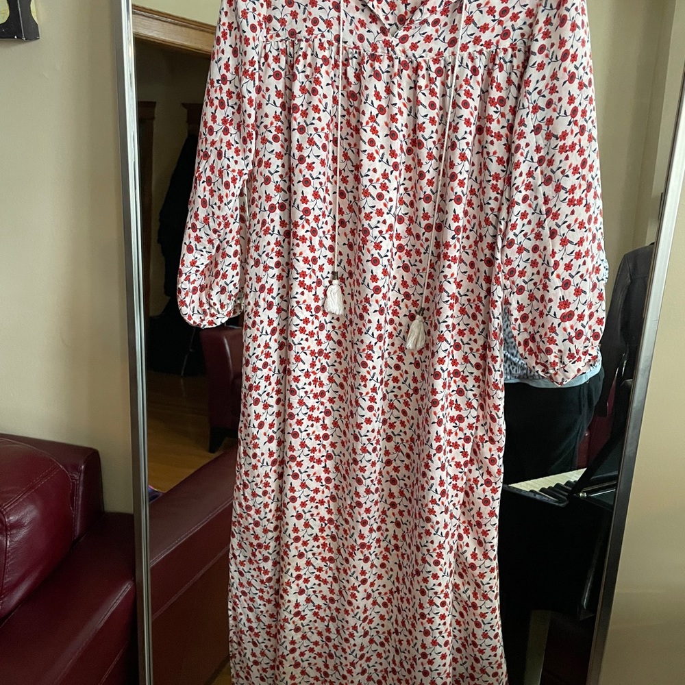 Blogger designer Anine bing silk Sz XS dress boho - Picture 7 of 8